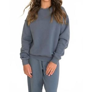 NEW KAVEAH tween's oversized sweatshirt in ombre blue
